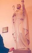 Statue at Benton