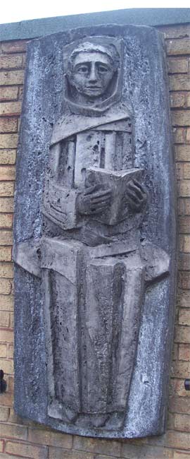 Statue of St Bede